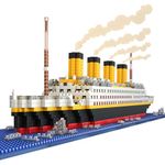 Micro Mini Blocks Titanic Model Building Set, 1872 Piece Mini Bricks Toy, Gift for Adults and Kids…