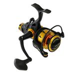 PENN Spinfisher VI Live Liner Spinning Reel, Fishing Reel, Inshore Fishing, Sea Fishing, IPX5 Sealing That Protects Against Saltwater Ingression, Caters for different Species, Black / Gold, 2500