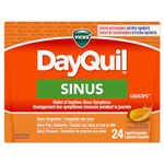 Vicks DayQuil Sinus Relief Liquicap Medicine, Liquid Capsules, Non-Drowsy Multi-Symptom Daytime Relief for Sinus Headaches and Pain, Sinus Congestion, and Sinus Pressure, 24ct Liquicaps