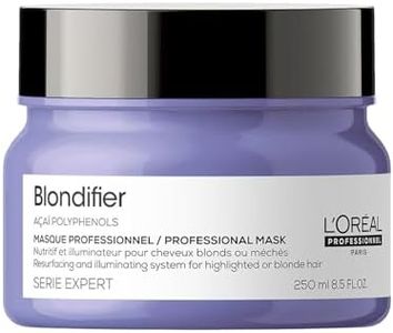 L'Oréal Professionnel, Mascarilla reparadora e iluminadora para pelo con mechas o rubio, Blondifier, SERIE EXPERT, 250ml