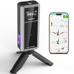 Golf Launch Monitor & Simulator: Portable Swing Analyzer for iOS/Android with Virtual Course, 3D Trajectory for Indoor/Outdoor Use