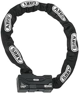 ABUS lock and chain combination Granit Extreme Plus 59 - motorbike lock made of 12 mm hexagonal chain - ABUS security level 20 - 140 cm chain length