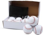 Baseball, Magicorange 12 Pack Baseballs Practice Training Baseballs Unmarked Baseball Soft Toss, Batting, Fielding, Hitting, Pitching