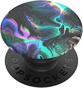 PopSockets PopGrip - Expanding Stand and Grip with a Swappable Top for Smartphones and Tablets - Oil Agate