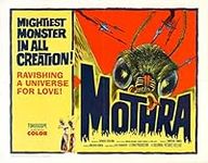 Mothra 1962 02 R26740 A4 Poster on Canva - Canvas material flat, rolled, no frame (11.7/8.3 inch)(30/21 cm) - Film Movie Posters Wall Decor Art Actor Actress Gift Anime Auto Cinema Room Wall Decorat