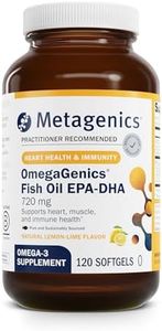 Metagenics OmegaGenics EPA-DHA 720mg - Daily Omega 3 Fish Oil Supplement to Support Cardiovascular, Musculoskeletal and Immune System Health - 120 Count