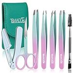 TsMADDTs Eyebrow Tweezer Set, 7 Pcs