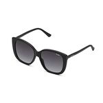 Quay Adult Ever After Sunglasses - Matte Black/Smoke Fade