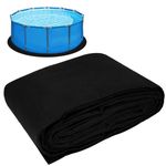 Svepndic 12 ft Round Pool Liner Pad for Aboves Ground Swimming Pools,Swimming Pool Ground Cloth Aboves Ground Pool Mat Under Pool Floor Padding,Pool Equipment Pad