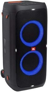 JBL Partybox 310 - Altavoz portátil Bluetooth con sonido potente JBL para tus mejores fiestas, con un show de luces y un sistema retroiluminación para la oscuridad, impermeabilidad IPX4, negro