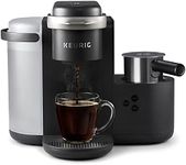 Keurig K-Café Single Serve K-Cup Pod Coffee, Latte and Cappuccino Maker, with Milk Frother for Speciality Beverages, Charcoal Grey