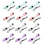 Super Sunnies Tanning Goggles - 12-Pack Flexible Assorted Pastel Colors - UV Eye Protection, FDA Compliant