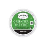 Twinings Green Tea K-Cups for Keurig | Caffeinated 100% Pure Green Tea, Smooth Flavour, Enticing Aroma | 24 Count (Pack of 4) | Enjoy Hot or Iced