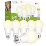 Sigalux LED Light Bulbs 100 Watt Eq