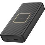 OtterBox Fast Charge Power Bank with Qi 10W Wireless Charging, 15,000 mAh Portable Charger with USB-A 18W and USB-C 18W Output, LED Indicator, Slim, Durable Design with Drop Protection, Black