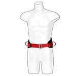 Portwest Portwest Work Positioning Belt, Size: One Size, Colour: Black, FP08BKR