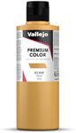 Vallejo Premium Airbrush Paint, Gold, 200 ml