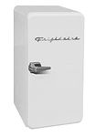 Frigidaire EFR372-WHITE 3.2 Cu Ft White Retro Compact Rounded Corner Premium Mini Fridge