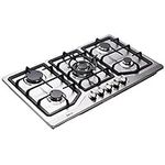 Deli-kit 34 inch Gas Cooktop Dual F