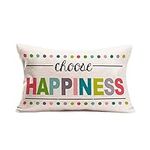 Aremetop Choose Happiness Throw Pil