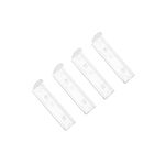 Tweezerman Facial Razor Replacement Blades (4-Pack), Silver