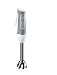 Braun Plastic Multiquick 600-Watt Hand Blender (Mq500, White and Grey), 600 Watt