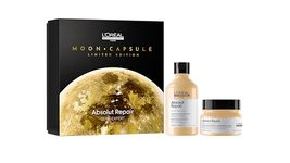 L’Oréal Professionnel | Absolut Repair Moon Capsule Duo Gift Set | For dry & damaged hair | Repairs & Hydrates Dry, Damaged Hair |With Gold Quino & Protein | SERIE EXPERT | 300 ml & 250 ml