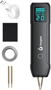 Battery Spot Welder, Awgem Battery Welder 99 Gear Handheld Spot Welder with LCD Screen Auto/Humanized Manual Modes, Portable Spot Welding Machine for Welding Nickel Strips and Iron