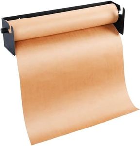 Wall Mounted Kraft Paper Dispenser Holder, Brown Paper Roll Holder, Heavy-Duty Paper Butcher Paper Dispenser To-Do Lists, DIY Drawing, Taking Note, Artwork Black 36inch