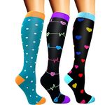 Cocila Gifts For Women Under 5 Pounds Thigh High School Socks Womens Anti Slip Socks Ultra Thin Trainer Socks Women Compression Calf Socks Valentines Gifts For Her Deal Of The Day