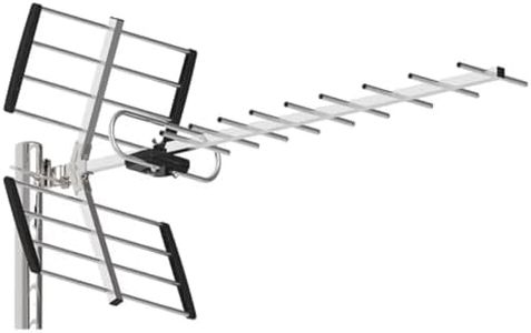 zozii Digital Outdoor High-Definition TV Antenna HD with Free 4K Channels and Up to 200 Mile Range for Attic or Roof