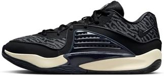 NIKE Men's Basketball Shoe, Black Black Dk Smoke Grey Coco, 10