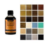 Littlefair's Wood Stain Water Based - 250 ml - Indoor Furniture Stain Light & Dark Finishes - Special Non Toxic & Eco Friendly Formula - Wood Stain for Crafts - Colour: Medium Oak