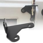 Wocch for Jeep JK Antenna Mount Spare Tire CB Antenna Mount Flag Holder Whip Mounting Bracket for Jeep Wrangler JK & JKU Unlimited 2007-2018