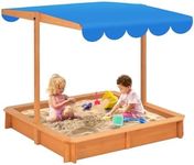 Kidbot 118cm Kids Sandpit Box Canop