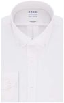 IZOD Men's Dress Shirt Slim Fit Stretch Fx Cooling Collar Solid, New White, 16"-16.5" Neck 34"-35" Sleeve