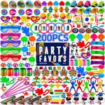 nicknack Bulk Party Bag Fillers for Kids, 200PCS Birthday Party Favours Toy Assortment, Loot Bag Pinata Fillers Classroom Giveaways & Rewards for Boys Girls