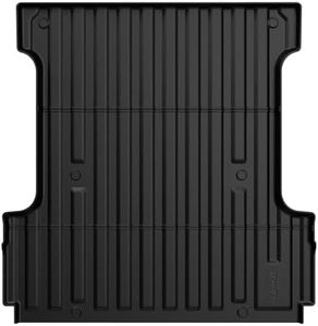 LASFIT Truck Bed Mat for Ford F-150 5.5FT Bed 2024-2025 F150 Lightning Custom Fit for 67.1 inch Bed Box All Weather Protector TPE Bed Liner Durable Easy Clean- Black