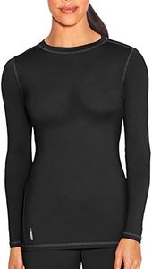 Duofold Women's Flex Weight Thermal Shirt, Black, Medium