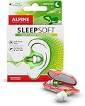 Alpine SleepSoft Sleeping Earplugs - Ultra Soft Filter for Side Sleeper - Reduce Noises & Improve Sleep – Reusable, Hygienic, Hypoallergenic Hearing Protection for Adults with Long Lasting Comfort