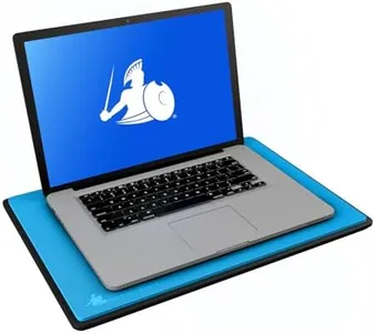 DefenderPad Laptop EMF Radiation Blocking & Heat Shield by DefenderShield - EMF Blocker Lap Pad Computer Lapdesk Compatible with up to 17" Laptop, Chromebook, MacBook (Blue)