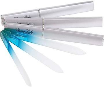 ClassyLady Beauty Glass Nail File Blue 3 Pack