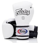 Fairtex Muay Thai Boxing Gloves BGV9 - Heavy Hitter Mexican Style - Minor Change Black with Yellow Piping 12 14 16 oz. Training & Sparring Gloves for Kick Boxing MMA K1