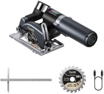 Fanttik O11 Pro 3-3/8 Inch Mini Cordless Circular Saw, 4500RPM Brushless