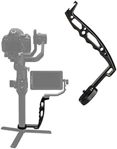 DH03 Handheld Gimbal Grip with Cold Shoe for Mounting Monitors, Microphones, LED Light etc Compatible with DJI Ronin-S, Ronin SC 2, Zhiyun Weebill LAB, Crane 2, Plus, Moza Air Mini Dual Grip