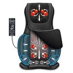 Snailax Shiatsu Massage Chair - Neck Back Massager with Heat & Compress, Full Back Massage Seat Cushion Portable Chair Massagers for Back and Neck,Shoulder,Gifts for Dad/Mom