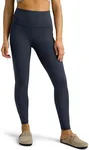 Colorfulkoala Women's Dreamlux Workout Leggings with Pockets High Waisted 25" Inseam 7/8 Length Yoga Pants (S, Blue Ink)