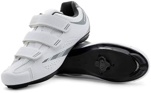 tommaso Pista Women's Spin Class Ready Cycling Shoe - White/Silver - SPD - 42