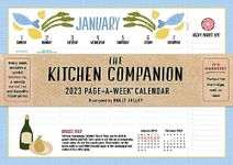 The Kitchen Companion Page-A-Week Calendar 2023: Magnetic - Perfect for the Fridge, Wall, or Desk