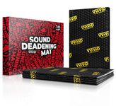 VViViD Car Sound Deadening Mat 10 sq ft, 2mm Thick Butyl and Foil Audio Insulation and Dampening